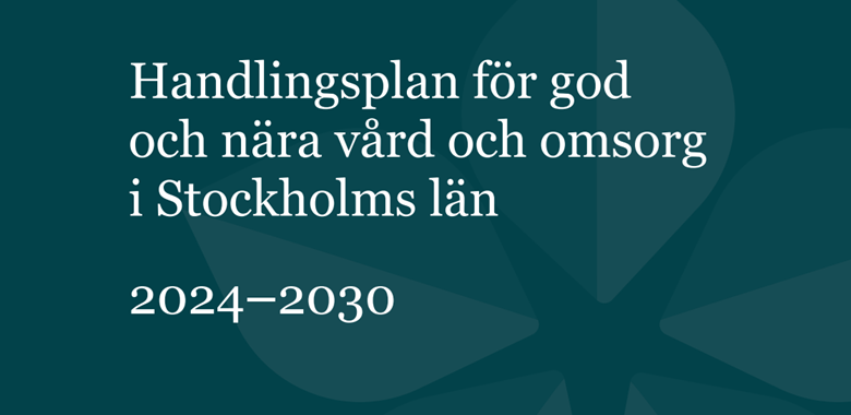 Omslag handlingsplan god och nära vård och omsorg